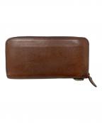 土屋鞄ツチヤカバン）の古着「土屋鞄 ビークル ファスナーグランドパース 長財布」｜ブラウン