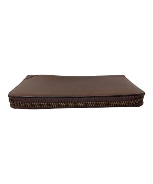 土屋鞄（ツチヤカバン）土屋鞄 (ツチヤカバン) 土屋鞄 ビークル ファスナーグランドパース 長財布 ブラウンの古着・服飾アイテム