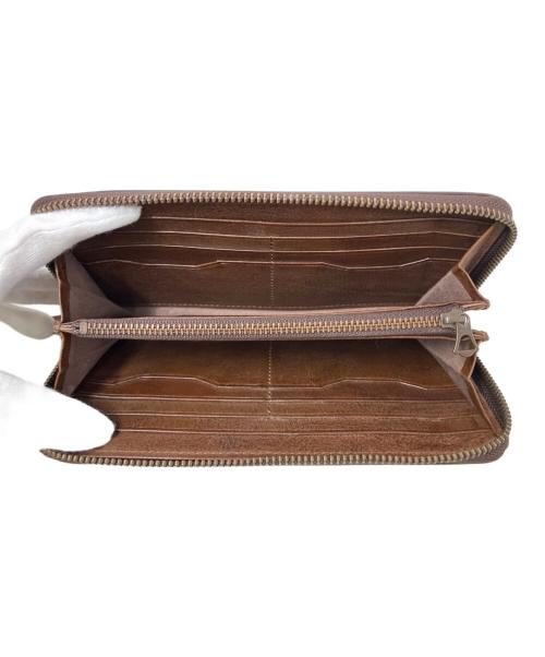 土屋鞄（ツチヤカバン）土屋鞄 (ツチヤカバン) 土屋鞄 ビークル ファスナーグランドパース 長財布 ブラウンの古着・服飾アイテム