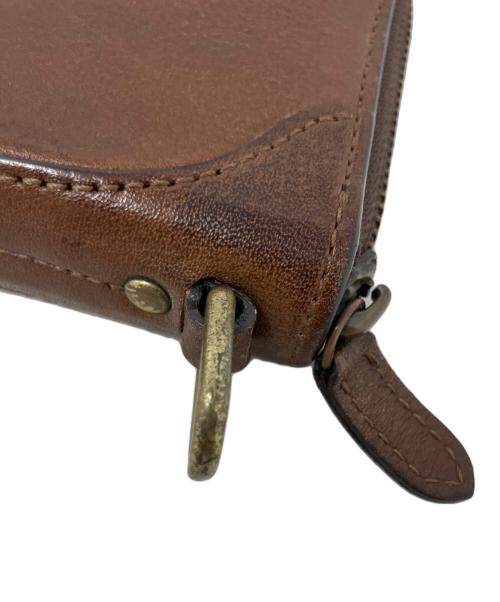 土屋鞄（ツチヤカバン）土屋鞄 (ツチヤカバン) 土屋鞄 ビークル ファスナーグランドパース 長財布 ブラウンの古着・服飾アイテム