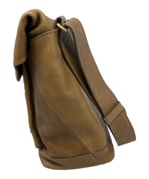 土屋鞄（ツチヤカバン）土屋鞄 (ツチヤカバン) 土屋鞄 ビークル ハーフフラップショルダーバッグ ブラウンの古着・服飾アイテム