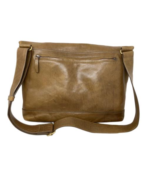 土屋鞄（ツチヤカバン）土屋鞄 (ツチヤカバン) 土屋鞄 ビークル ハーフフラップショルダーバッグ ブラウンの古着・服飾アイテム