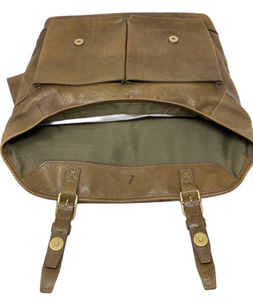 土屋鞄（ツチヤカバン）土屋鞄 (ツチヤカバン) 土屋鞄 ビークル ハーフフラップショルダーバッグ ブラウンの古着・服飾アイテム