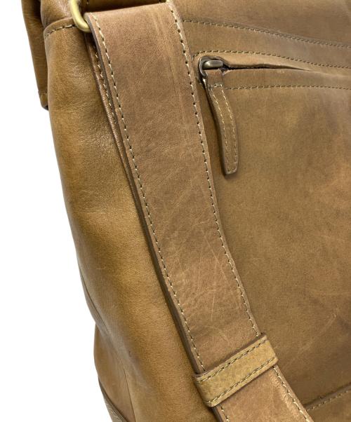 土屋鞄（ツチヤカバン）土屋鞄 (ツチヤカバン) 土屋鞄 ビークル ハーフフラップショルダーバッグ ブラウンの古着・服飾アイテム