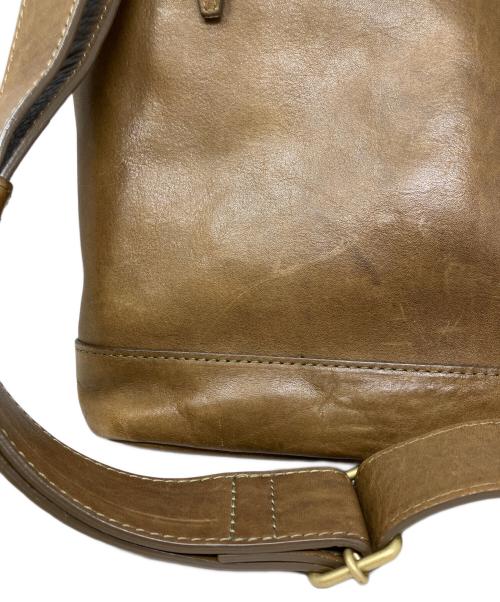土屋鞄（ツチヤカバン）土屋鞄 (ツチヤカバン) 土屋鞄 ビークル ハーフフラップショルダーバッグ ブラウンの古着・服飾アイテム