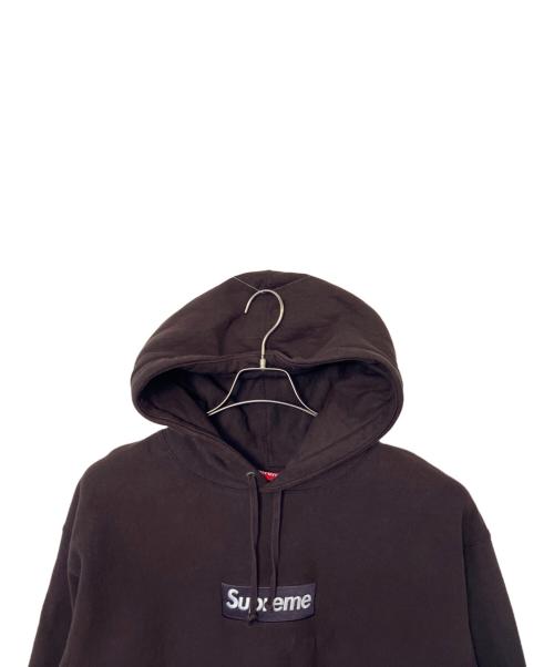 SUPREME（シュプリーム）SUPREME (シュプリーム) Supreme 21FW Box Logo Hooded Sweatshirt プルオーバーパーカー ブラウン サイズ:XLの古着・服飾アイテム