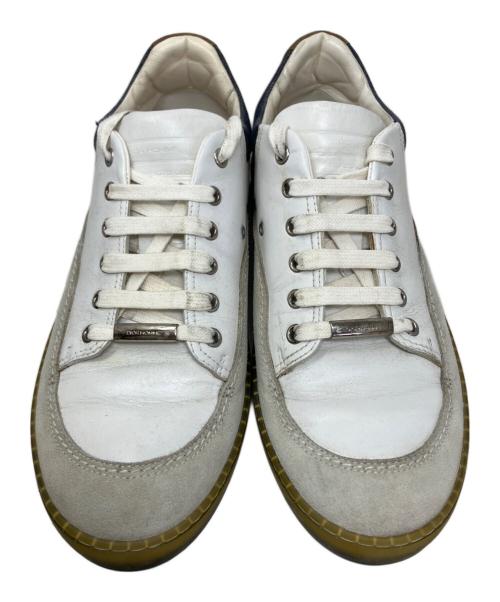 DIOR HOMME（ディオール オム）DIOR HOMME (ディオール オム) Dior Homme スニーカー ホワイト×グレー サイズ:41の古着・服飾アイテム