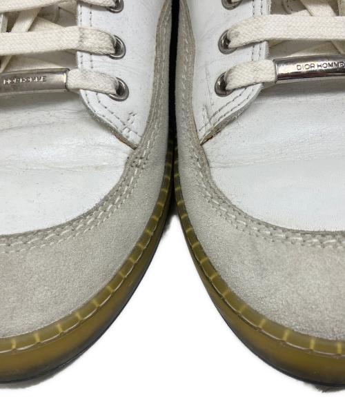 DIOR HOMME（ディオール オム）DIOR HOMME (ディオール オム) Dior Homme スニーカー ホワイト×グレー サイズ:41の古着・服飾アイテム