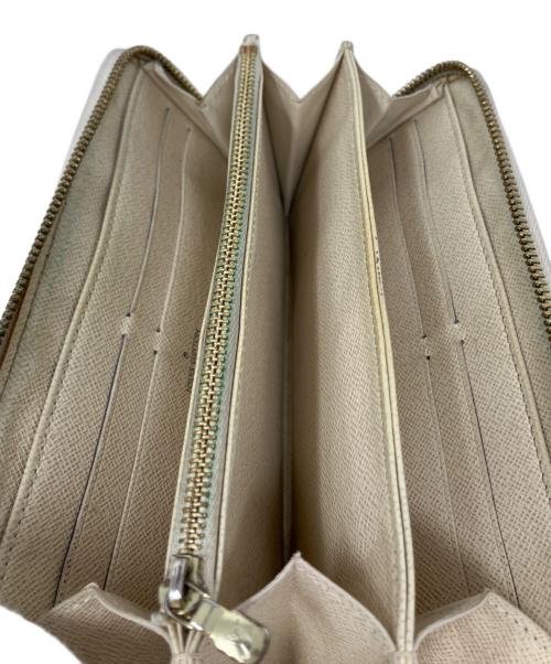 LOUIS VUITTON（ルイ ヴィトン）LOUIS VUITTON (ルイ ヴィトン) LOUIS VUITTON ダミエ・アズール ジッピー ウォレット ラウンドファスナー財布 ベージュ×ブラックの古着・服飾アイテム