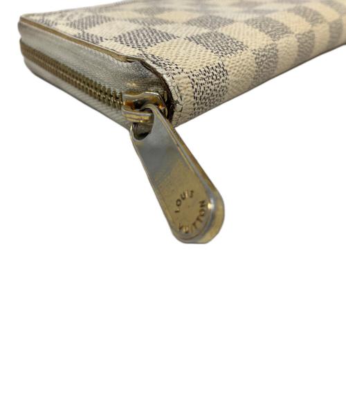 LOUIS VUITTON（ルイ ヴィトン）LOUIS VUITTON (ルイ ヴィトン) LOUIS VUITTON ダミエ・アズール ジッピー ウォレット ラウンドファスナー財布 ベージュ×ブラックの古着・服飾アイテム