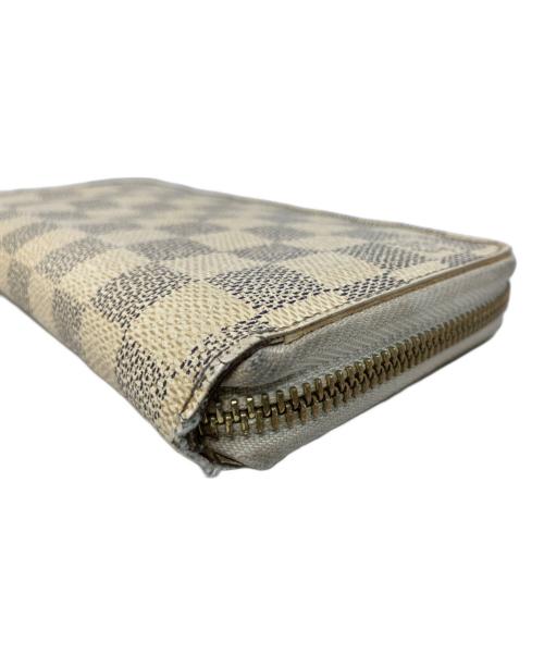 LOUIS VUITTON（ルイ ヴィトン）LOUIS VUITTON (ルイ ヴィトン) LOUIS VUITTON ダミエ・アズール ジッピー ウォレット ラウンドファスナー財布 ベージュ×ブラックの古着・服飾アイテム
