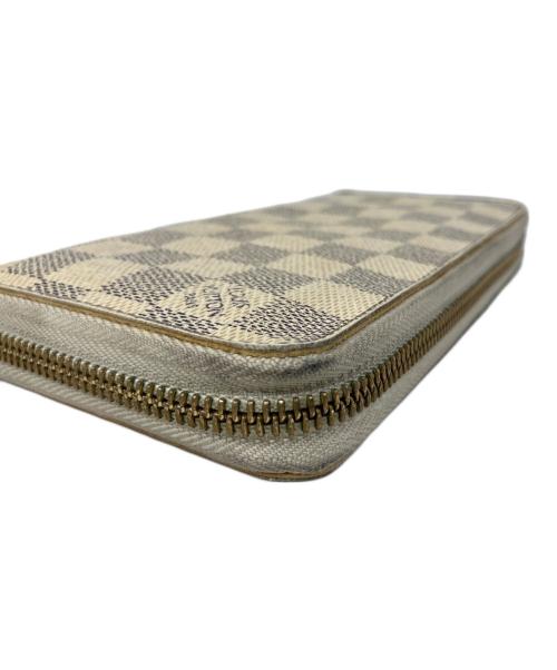 LOUIS VUITTON（ルイ ヴィトン）LOUIS VUITTON (ルイ ヴィトン) LOUIS VUITTON ダミエ・アズール ジッピー ウォレット ラウンドファスナー財布 ベージュ×ブラックの古着・服飾アイテム