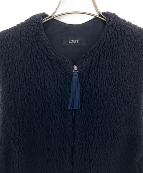 LOEFF（ロエフ）LOEFF (ロエフ) LOEFF ベスト ネイビー サイズ:Freeの古着・服飾アイテム