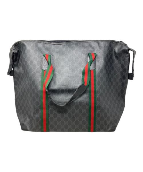 GUCCI（グッチ）GUCCI (グッチ) GUCCI ボストンバッグ ブラックの古着・服飾アイテム