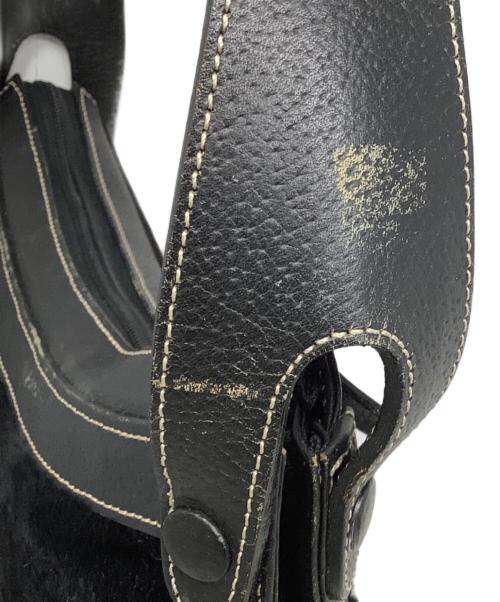 BALENCIAGA（バレンシアガ）BALENCIAGA (バレンシアガ) ACE (エース) BALENCIAGA ACE ワンショルダーバッグ ブラックの古着・服飾アイテム