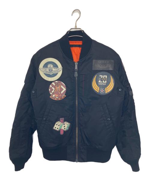 AVIREX（アヴィレックス）AVIREX (アヴィレックス) MA-1ジャケット ブラック サイズ:XLの古着・服飾アイテム