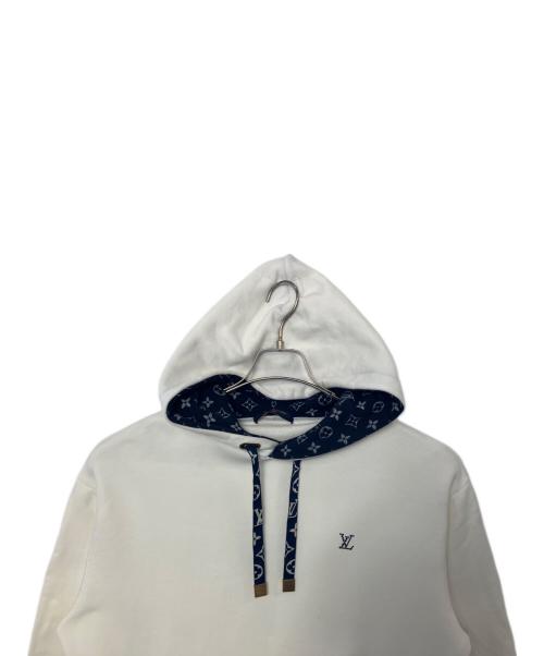 LOUIS VUITTON（ルイ ヴィトン）LOUIS VUITTON (ルイ ヴィトン) LOUIS VUITTON プルオーバーパーカー ホワイト サイズ:Lの古着・服飾アイテム