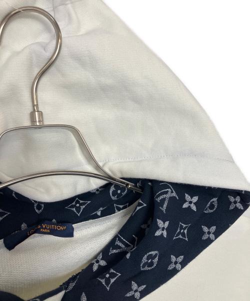 LOUIS VUITTON（ルイ ヴィトン）LOUIS VUITTON (ルイ ヴィトン) LOUIS VUITTON プルオーバーパーカー ホワイト サイズ:Lの古着・服飾アイテム