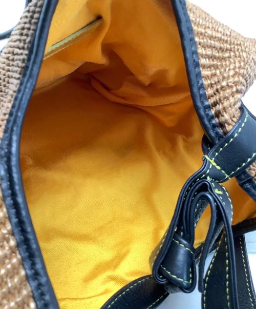 ANITA BILARDI（アニタビラルディ）Anita Bilardi (アニタビラルディ) SNOOPY (スヌーピー) Anita Bilardi SNOOPY トートバッグ ブラウン×ブラックの古着・服飾アイテム