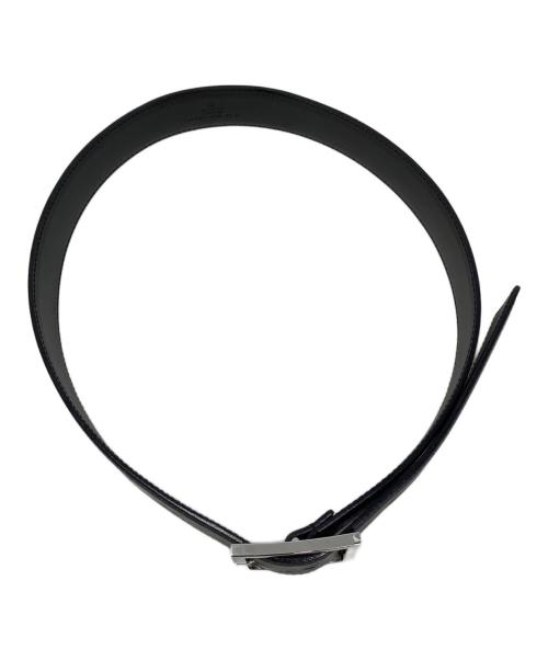 GUCCI（グッチ）GUCCI (グッチ) GUCCI グッチシマ レザーベルト ブラックの古着・服飾アイテム