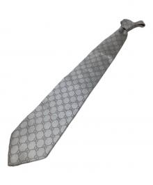 GUCCI（グッチ）の古着「GUCCI GG ネクタイ」｜グレー