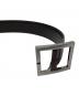 中古・古着 GUCCI (グッチ) GUCCI グッチシマ レザーベルト ダークブラウン サイズ:80/32：17000円