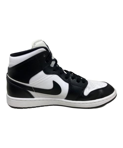NIKE（ナイキ）NIKE (ナイキ) NIKE Air Jordan 1 MID ハイカットスニーカー ホワイト×ブラック サイズ:26.5㎝の古着・服飾アイテム