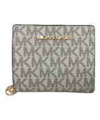 MICHAEL KORSマイケル・コース）の古着「MICHAEL KORS 3つ折り財布」｜ベージュ