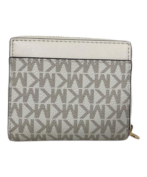 MICHAEL KORS（マイケル・コース）MICHAEL KORS (マイケル・コース) MICHAEL KORS 3つ折り財布 ベージュの古着・服飾アイテム