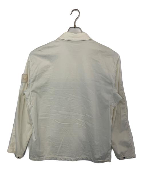 STONE ISLAND（ストーンアイランド）STONE ISLAND (ストーンアイランド) STONE ISLAND ジップジャケット ホワイト サイズ:Lの古着・服飾アイテム