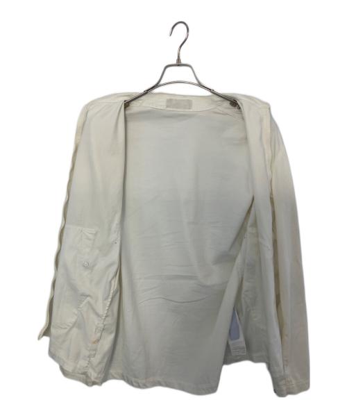 STONE ISLAND（ストーンアイランド）STONE ISLAND (ストーンアイランド) STONE ISLAND ジップジャケット ホワイト サイズ:Lの古着・服飾アイテム