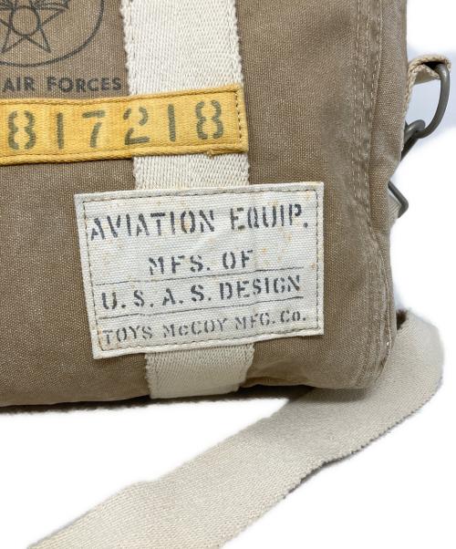 TOYS MCCOY（トイズマッコイ）TOYS McCOY (トイズマッコイ) TOYS McCOY アビエーターバッグ ベージュ×ホワイトの古着・服飾アイテム