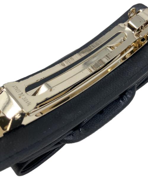 Salvatore Ferragamo（サルヴァトーレ フェラガモ）Salvatore Ferragamo (サルヴァトーレ フェラガモ) Salvatore Ferragamo ヘアクリップ ブラックの古着・服飾アイテム