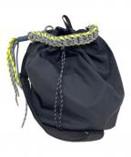 zattuザッツ）の古着「zattu ”LOWEEL”ナイロン2wayショルダーバッグ」｜ブラック×グリーン×グレー