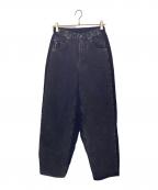 steinシュタイン）の古着「stein 切替デニムパンツ」｜ブラック