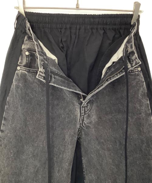 stein（シュタイン）stein (シュタイン) stein 切替デニムパンツ ブラック サイズ:XSの古着・服飾アイテム