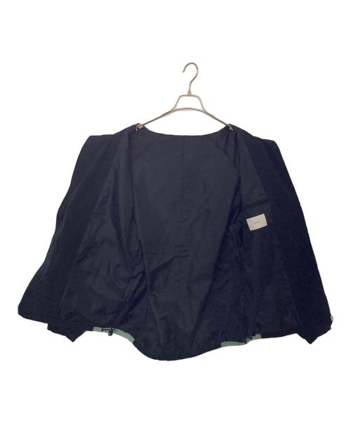 stein（シュタイン）stein (シュタイン) stein TRAINER'S TRACK JACKET ブラック×グリーン サイズ:Sの古着・服飾アイテム