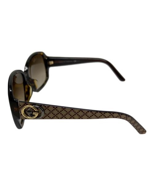 GUCCI（グッチ）GUCCI (グッチ) GUCCI サングラス ブラウン サイズ:60□15の古着・服飾アイテム