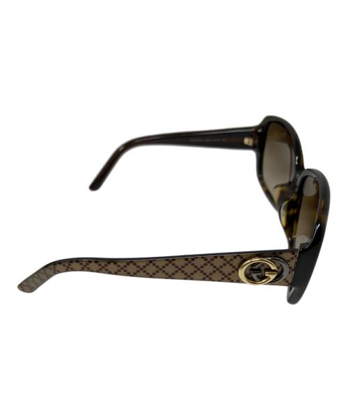 GUCCI（グッチ）GUCCI (グッチ) GUCCI サングラス ブラウン サイズ:60□15の古着・服飾アイテム