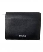 LOEWEロエベ）の古着「LOEWE 3つ折り財布」｜ブラック