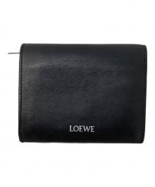 LOEWE（ロエベ）の古着「LOEWE 3つ折り財布」｜ブラック