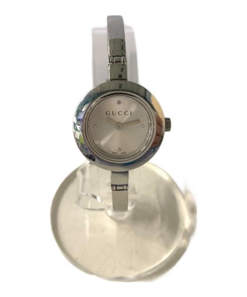 GUCCI（グッチ）GUCCI (グッチ) GUCCI シェリーライン リストウォッチ シルバーの古着・服飾アイテム