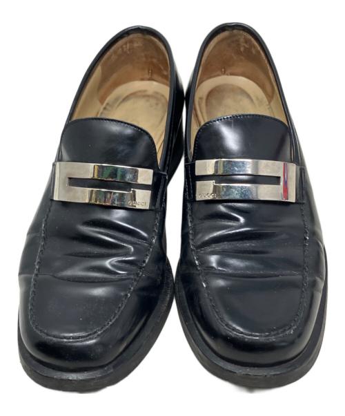 GUCCI（グッチ）GUCCI (グッチ) GUCCI ビットローファー ブラック サイズ:23㎝の古着・服飾アイテム