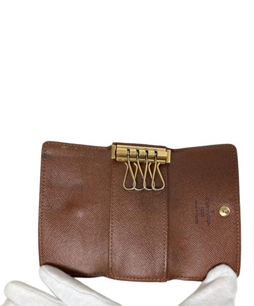 LOUIS VUITTON（ルイ ヴィトン）LOUIS VUITTON (ルイ ヴィトン) LOUIS VUITTON モノグラム ミュルティクレ4 キーケース ブラウンの古着・服飾アイテム