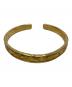 不明（不明）の古着「バングル」｜ゴールドカラー
