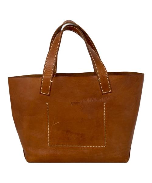 genten（ゲンテン）genten (ゲンテン) genten アマーノ Lサイズ トートバッグ ブラウンの古着・服飾アイテム