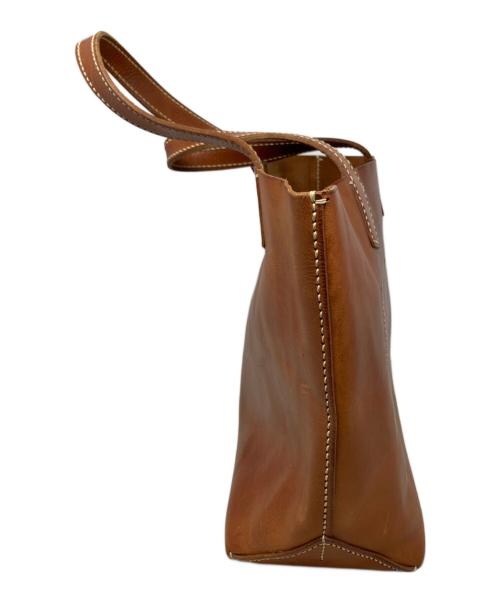 genten（ゲンテン）genten (ゲンテン) genten アマーノ Lサイズ トートバッグ ブラウンの古着・服飾アイテム