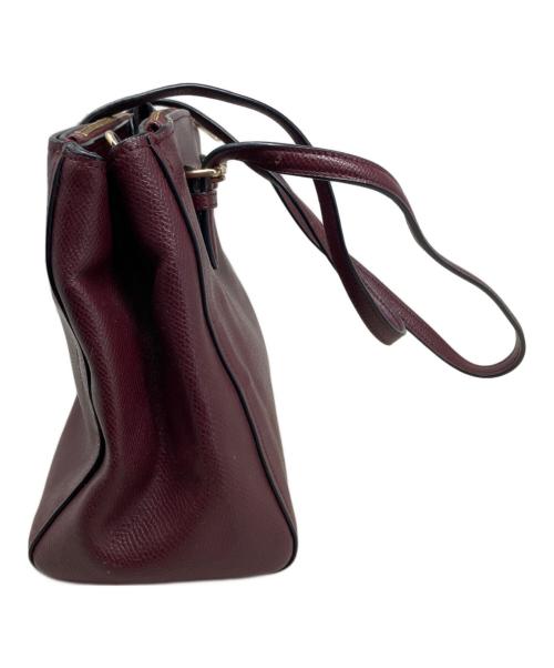 COACH（コーチ）COACH (コーチ) COACH 2WAYショルダーバッグ ワインレッドの古着・服飾アイテム