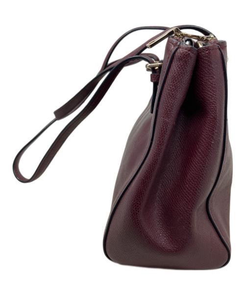 COACH（コーチ）COACH (コーチ) COACH 2WAYショルダーバッグ ワインレッドの古着・服飾アイテム
