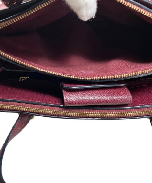 COACH（コーチ）COACH (コーチ) COACH 2WAYショルダーバッグ ワインレッドの古着・服飾アイテム